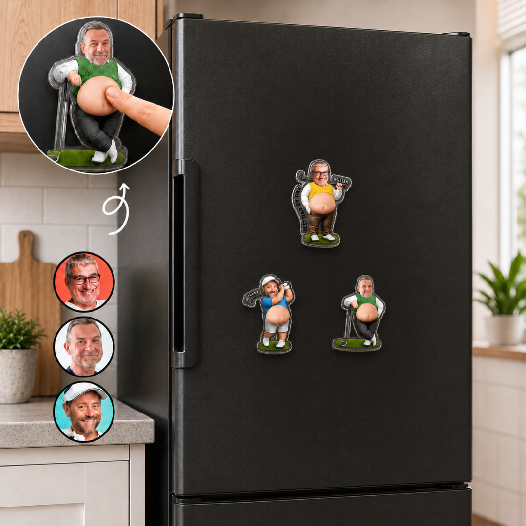 Personalisierter weicher Acrylmagnet für den Kühlschrank – By Par