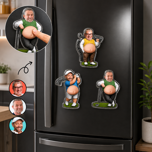 Personalisierter weicher Acrylmagnet für den Kühlschrank – By Par