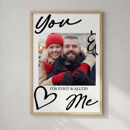 Personalisiertes Fotoposter – Geschenk für sie