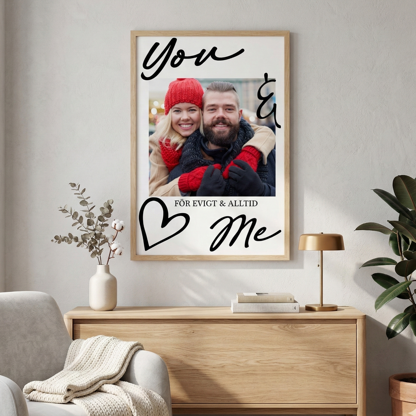 Personalisiertes Fotoposter – Geschenk für sie