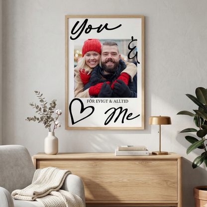Personalisiertes Fotoposter – Geschenk für sie