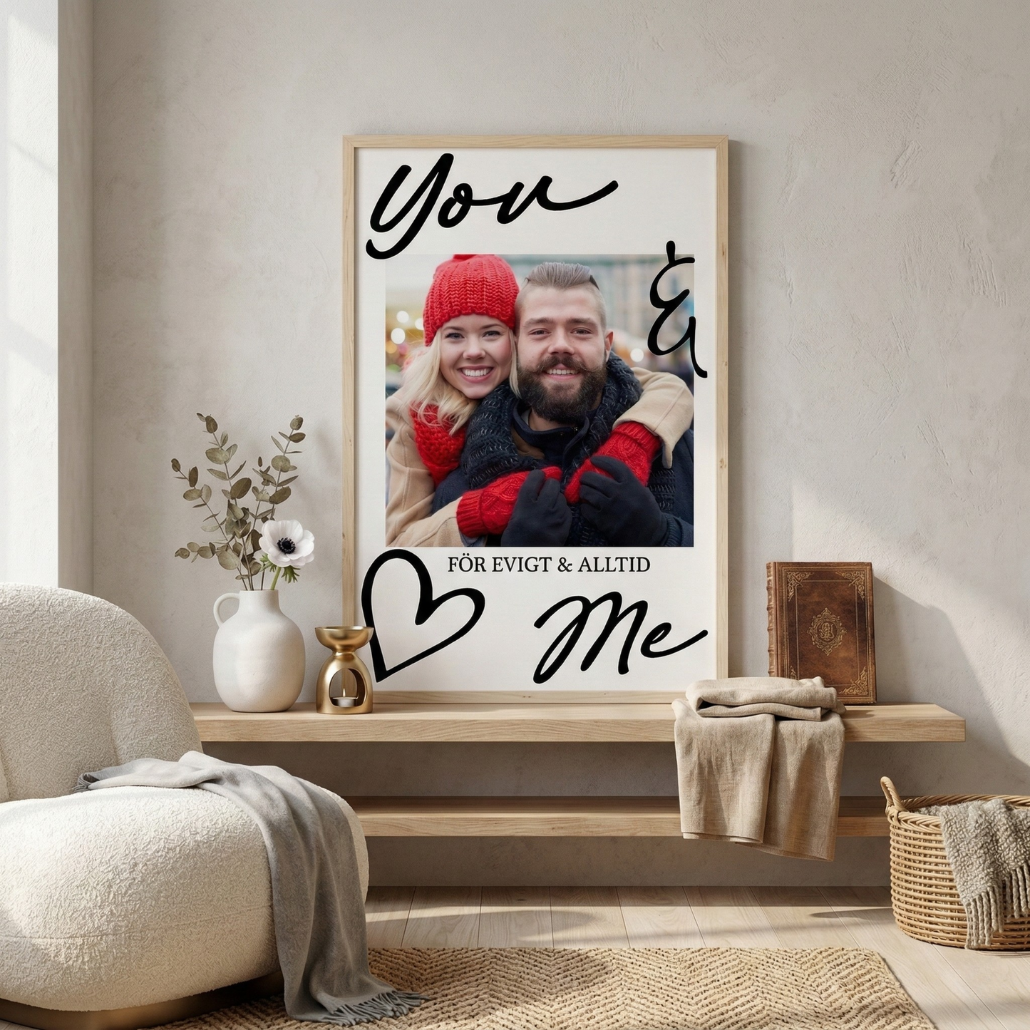 Personalisiertes Fotoposter – Geschenk für sie