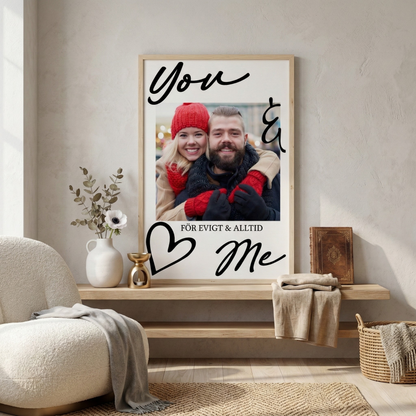 Personalisiertes Fotoposter – Geschenk für sie