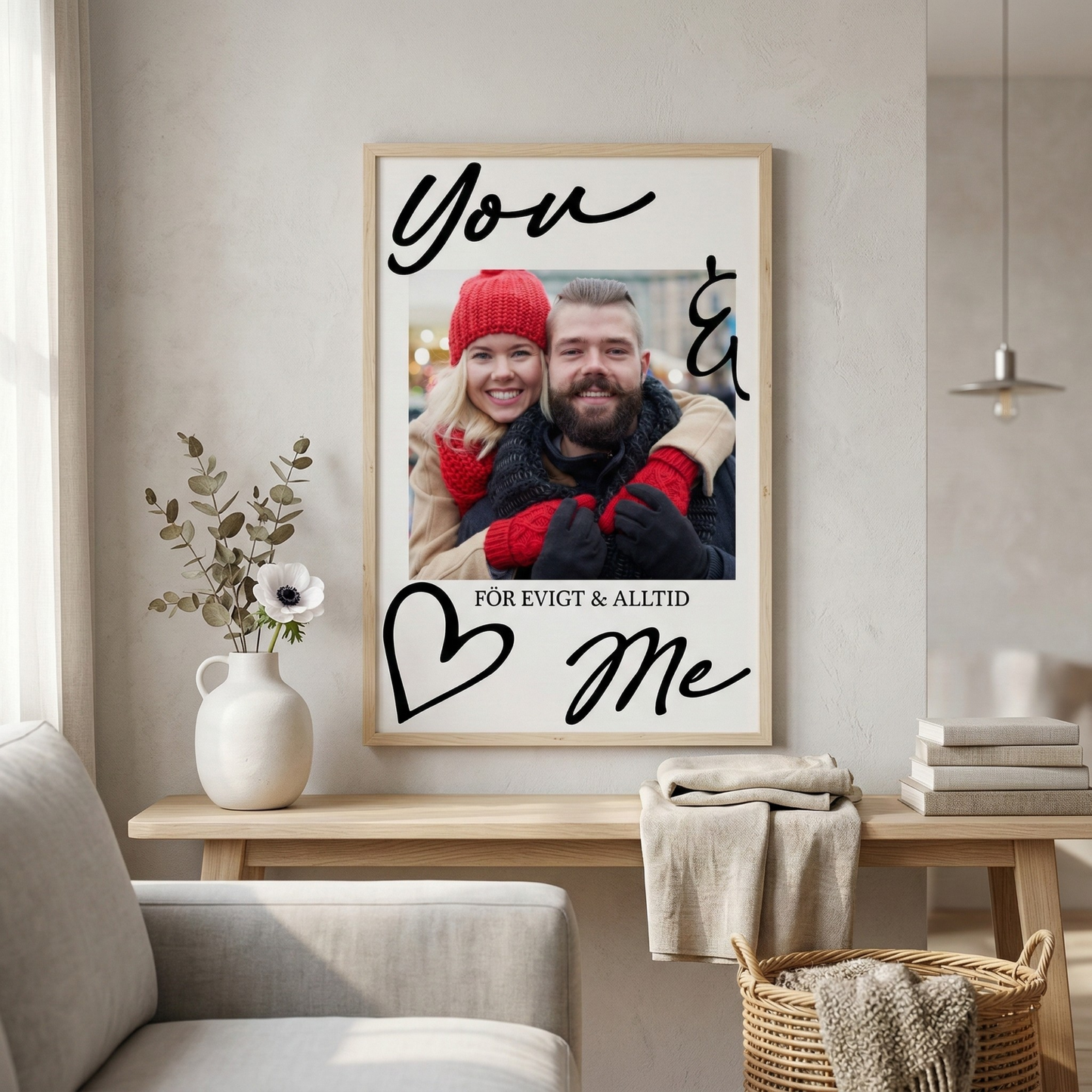 Personalisiertes Fotoposter – Geschenk für sie