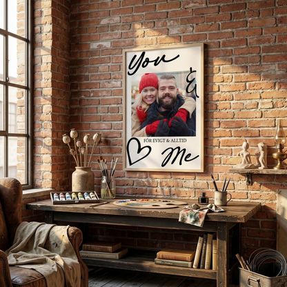 Personalisiertes Fotoposter – Geschenk für sie