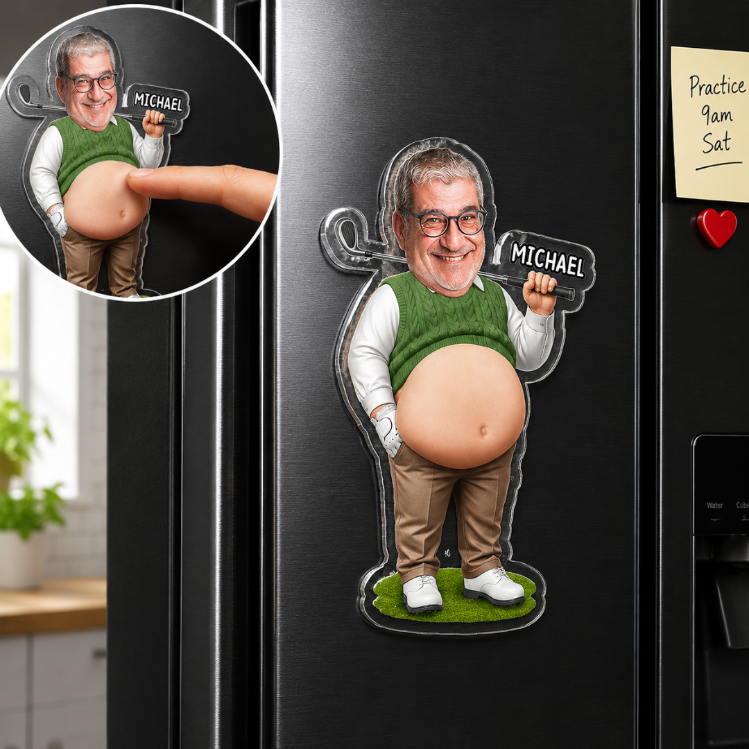Personalisierter weicher Acrylmagnet für den Kühlschrank – By Par
