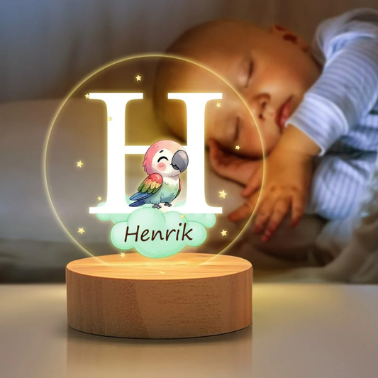 Personalisiertes LED-Nachtlicht – Dekoration fürs Kinderzimmer