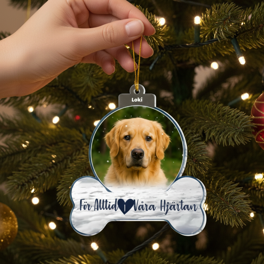 Personalisierte Weihnachtsdeko – Für immer in unseren Herzen