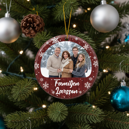 Personalisierte Weihnachtsdeko – Foto