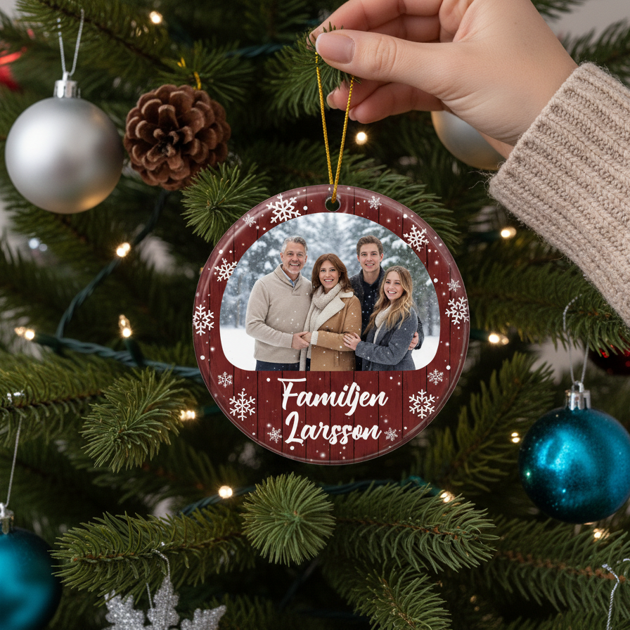 Personalisierte Weihnachtsdeko – Foto