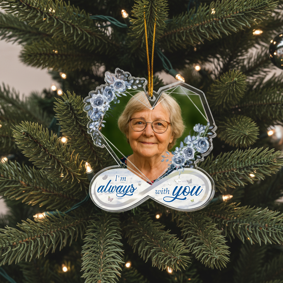 Personalisierter Weihnachtsschmuck – Ich bin immer hier