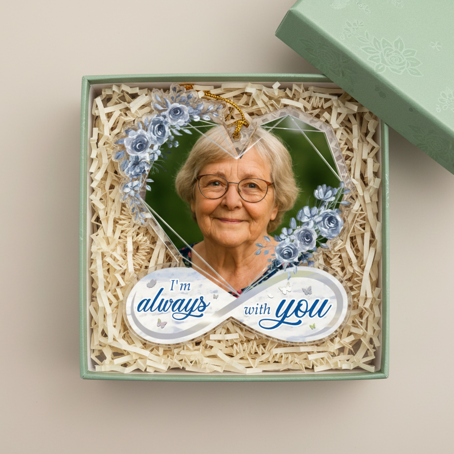 Personalisierter Weihnachtsschmuck – Ich bin immer hier