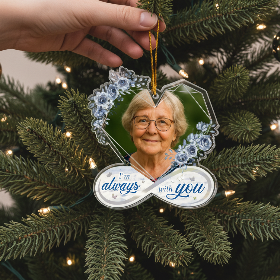 Personalisierter Weihnachtsschmuck – Ich bin immer hier
