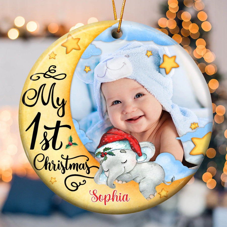 Personalisierte Weihnachtsdeko – Mein erstes Weihnachten