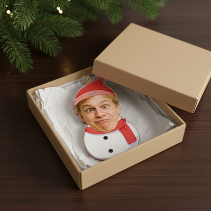 Personalisierte Weihnachtsdeko – Schneemann
