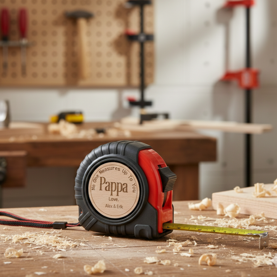 Personalisiertes Maßband (5 m) – Geschenk für Papa, Opa