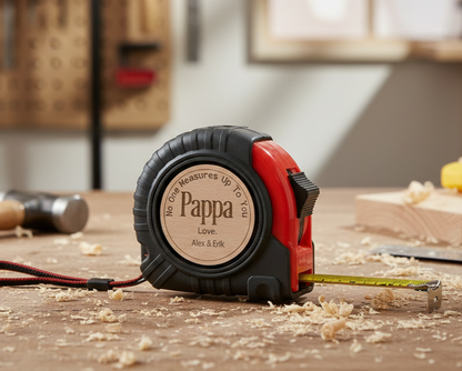 Personalisiertes Maßband (5 m) – Geschenk für Papa, Opa