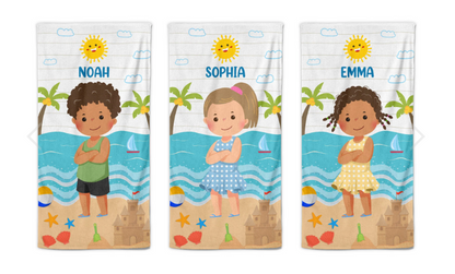 Personalisiertes Handtuch für Kinder