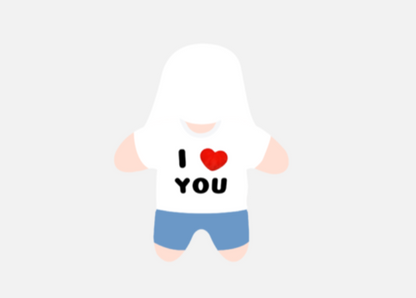 Personalisiertes Kissen – I Love You
