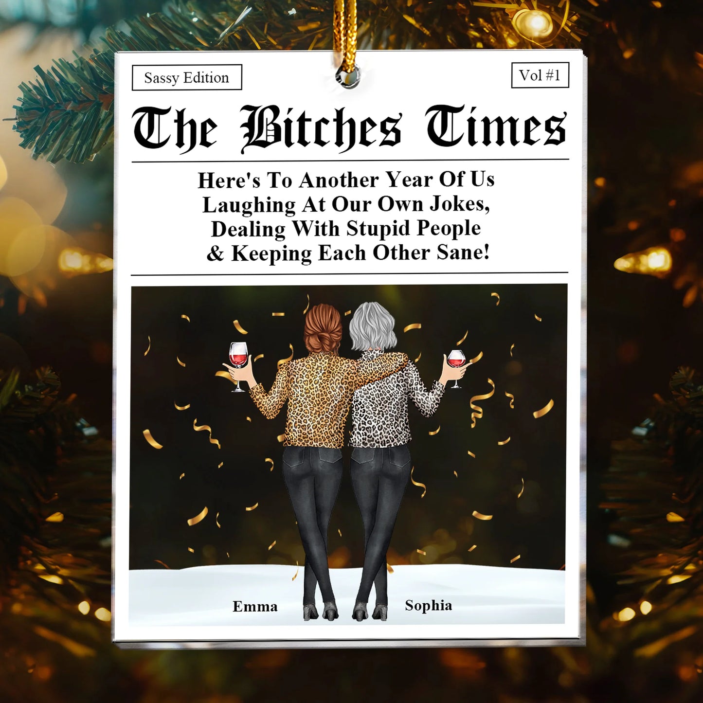 Personalisierter Weihnachtsschmuck – Die B*tches Times