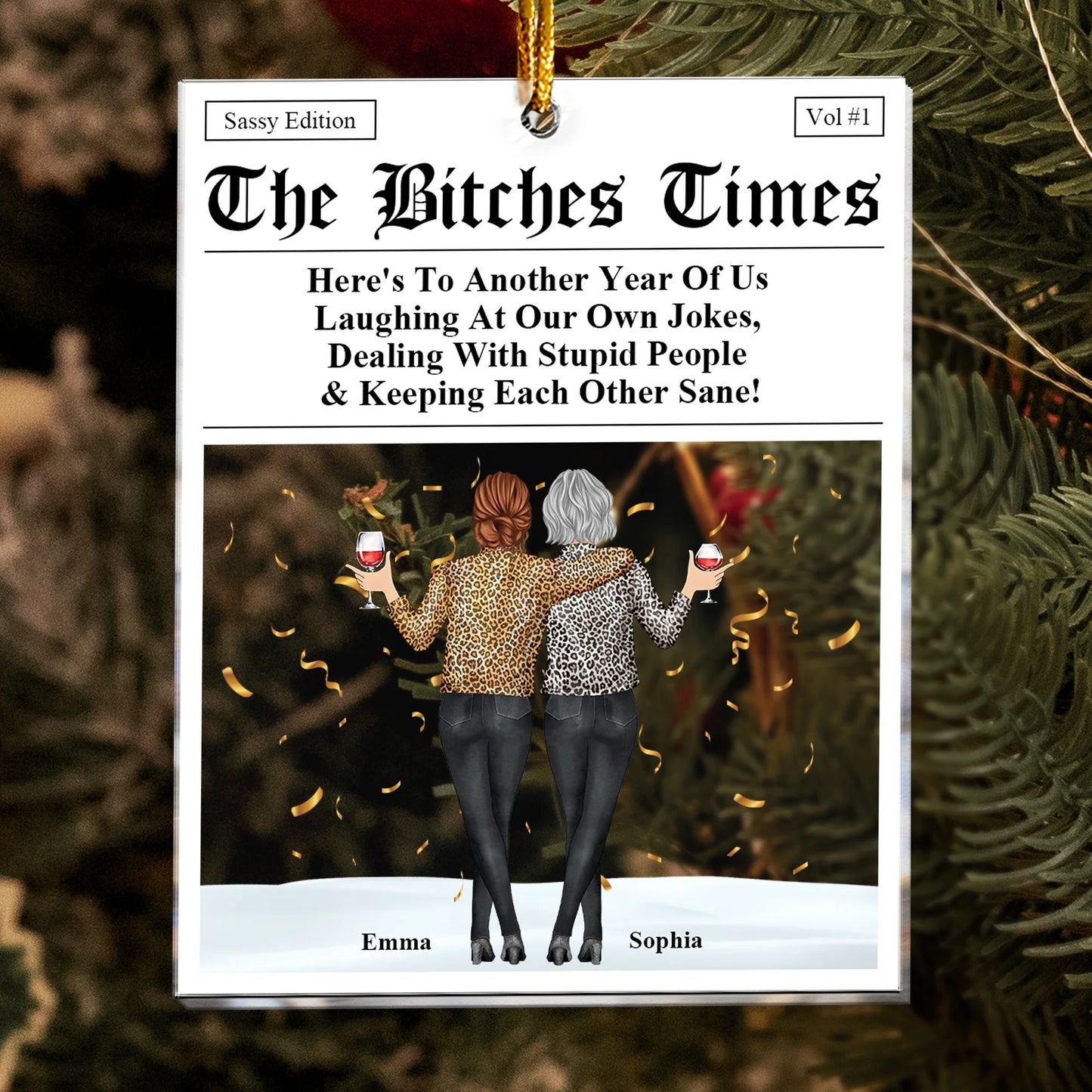 Personalisierter Weihnachtsschmuck – Die B*tches Times
