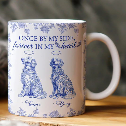 Personalisierte Tasse – Name & Rasse des Hundes