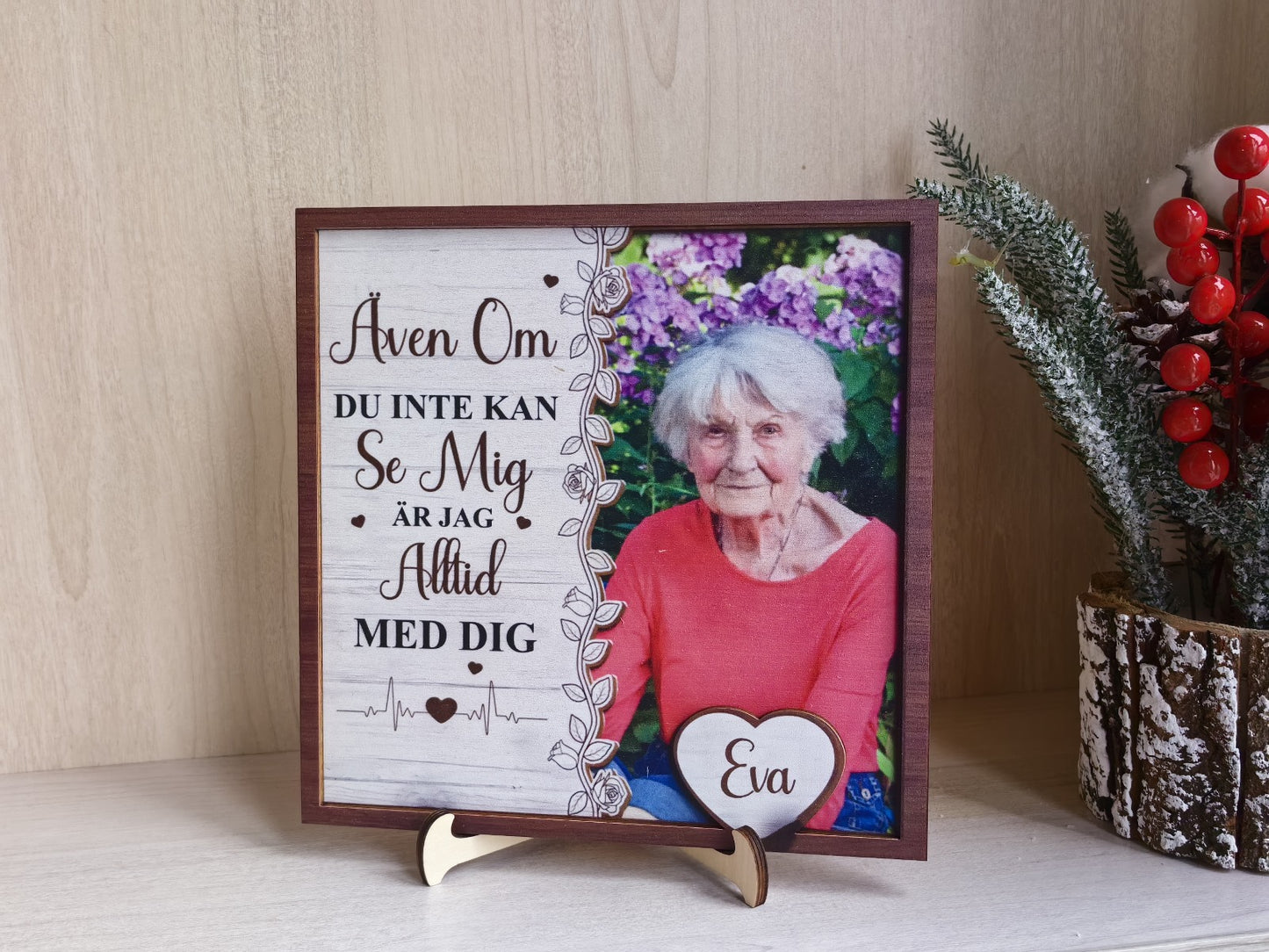 Personalisiertes Holzbild mit Foto