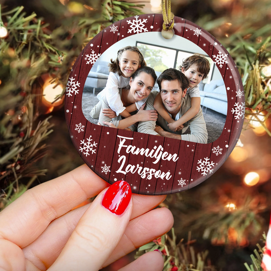 Personalisierte Weihnachtsdeko – Foto