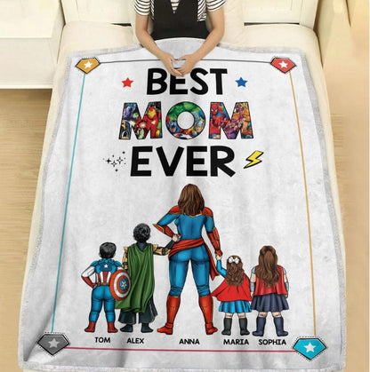 Personalisierte Decke – Die beste Mama der Welt