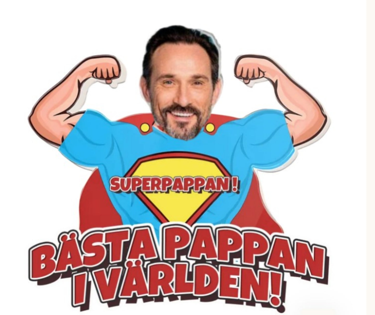 Personalisierter Schlüsselanhänger – SUPERPAPA!