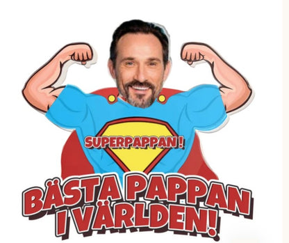 Personalisierter Schlüsselanhänger – SUPERPAPA!