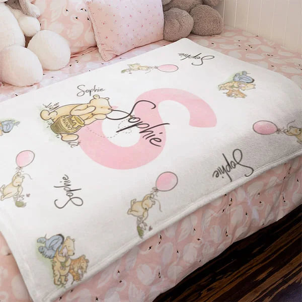 Personalisierte Decke / Handtuch – Winnie Puuh