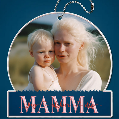 Personalisierter Acrylanhänger – Mama / Oma