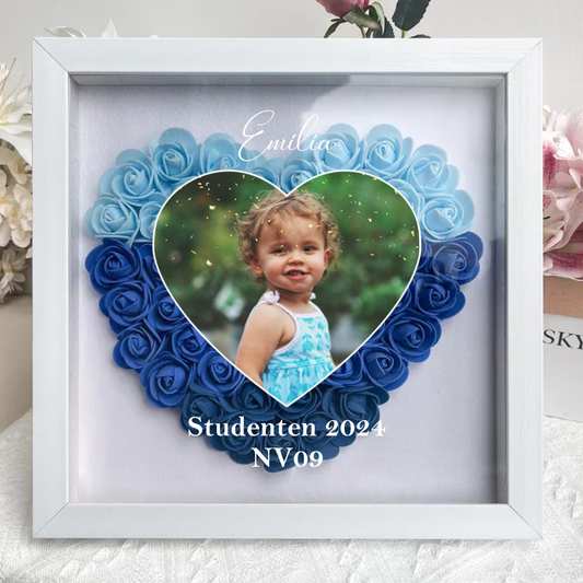 Personalisierter Blumenkasten – Abschluss/Abitur mit Foto