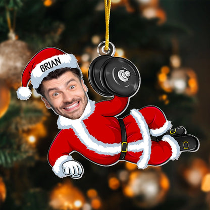 Personalisierter Weihnachtsschmuck – Fitnessfan