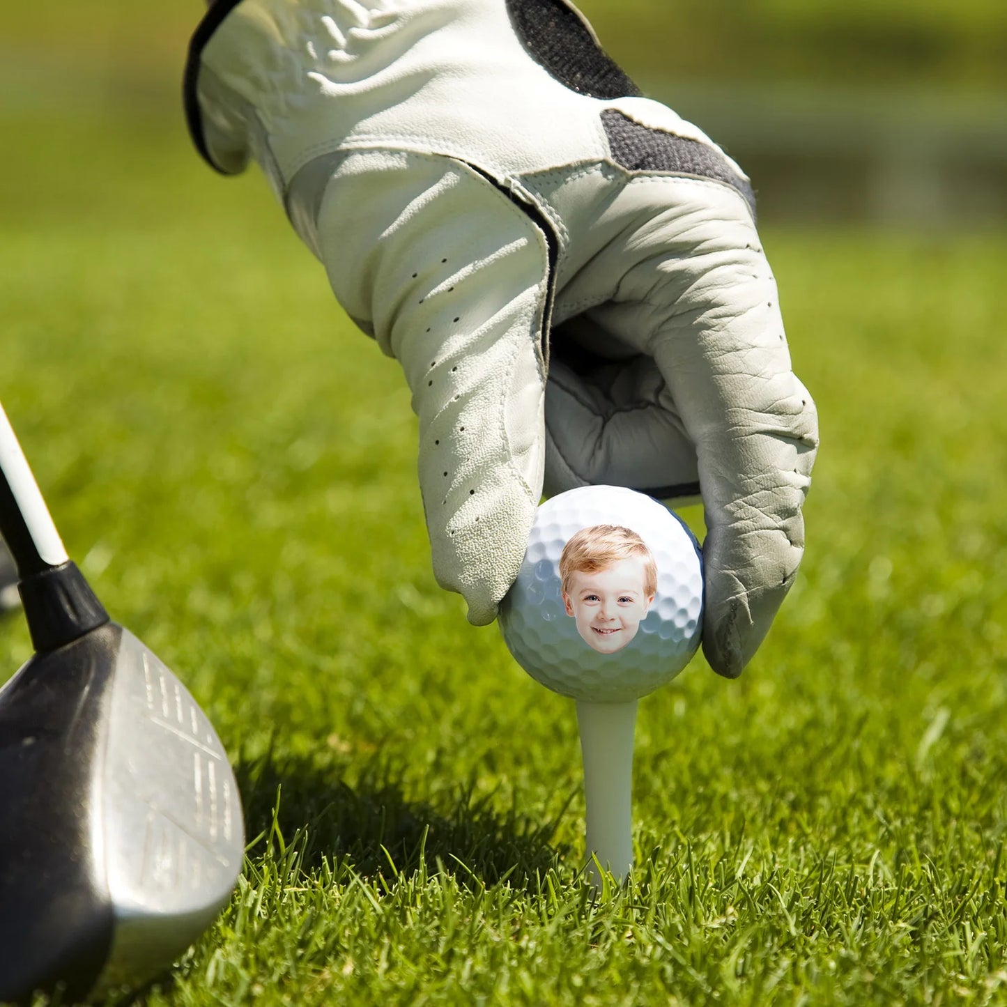 Personalisierter Golfball – Bester Papa unter Par