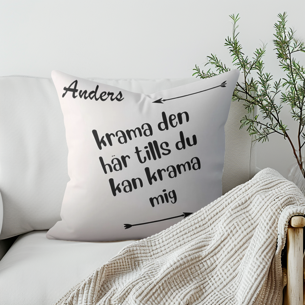 Personalisierter Kissenbezug – Umarme dieses hier