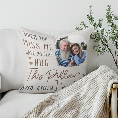 Personalisierter Kissenbezug – Erinnerungsgeschenk