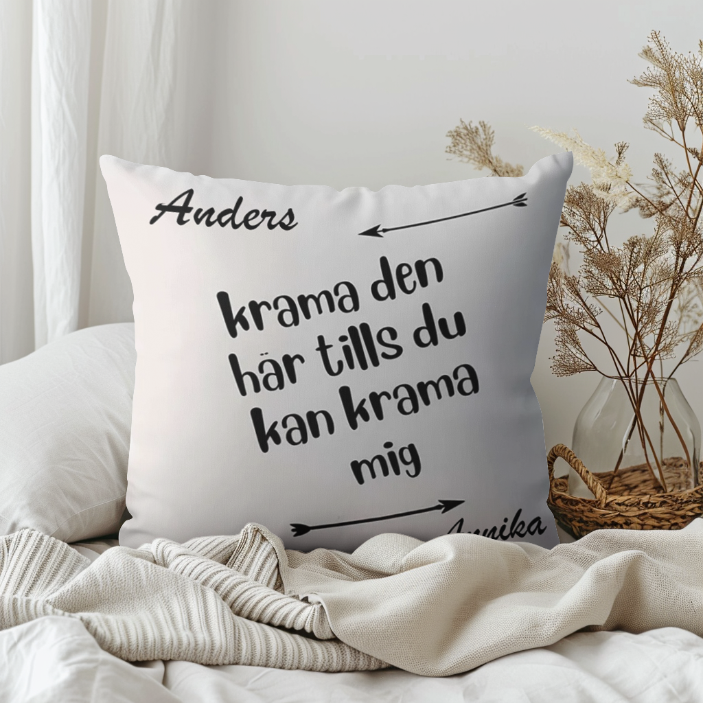 Personalisierter Kissenbezug – Umarme dieses hier