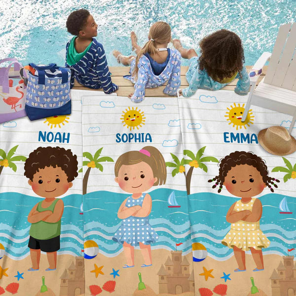 Personalisiertes Handtuch für Kinder