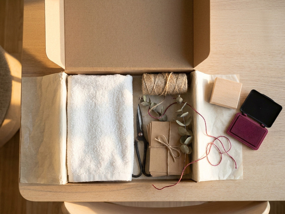 Wir verpacken deine Bestellung (Illustration)