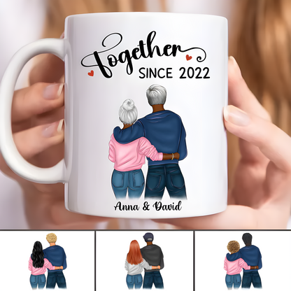 Personalisierte Tasse – Together Since